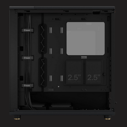 Fractal Design North Charcoal Black Tempered Glass Dark