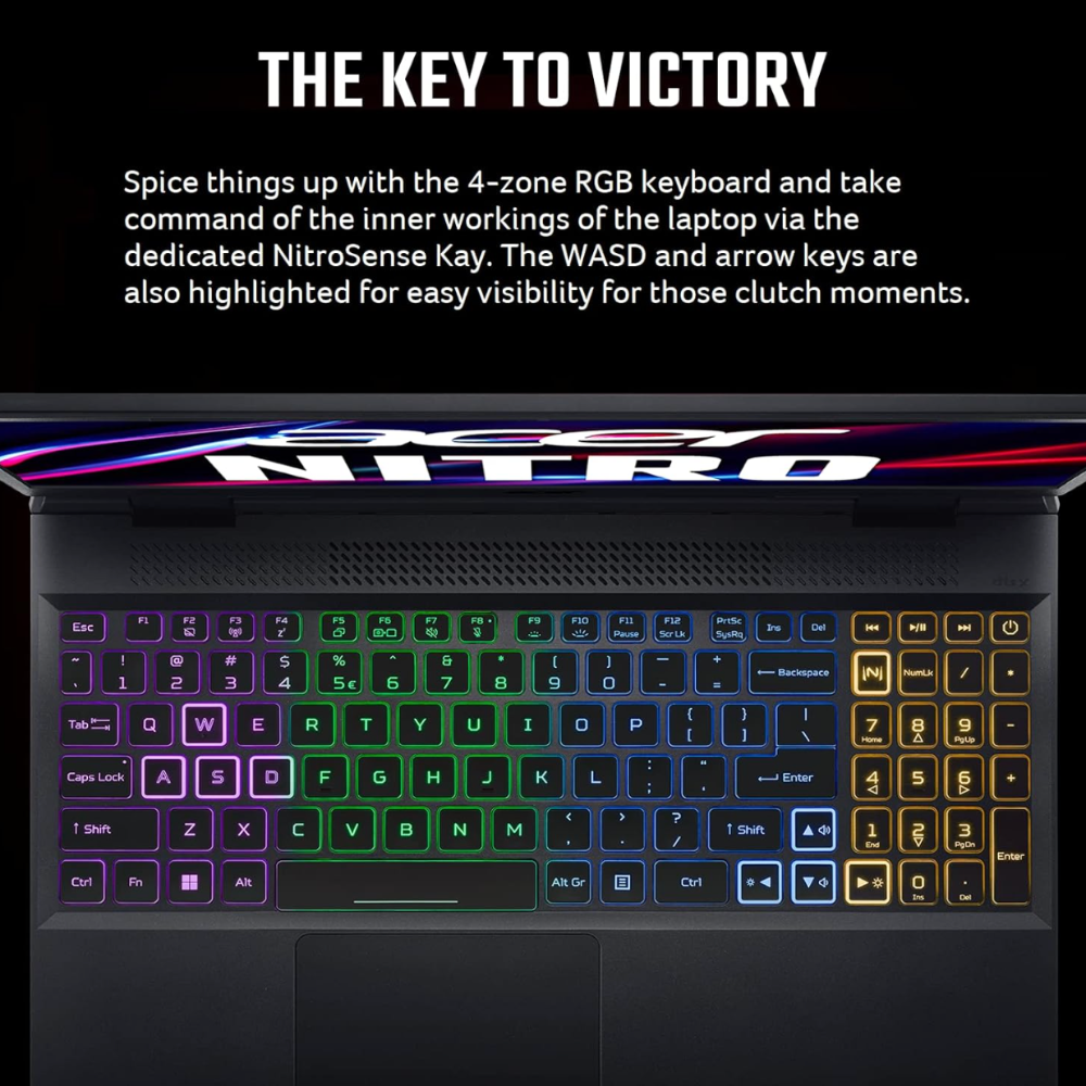 Acer Nitro 5 Gaming Laptop – Intel Core i7, GeForce RTX 4060 (AN515-58-781P)