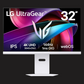 LG 32G810SA-W – 32″ 4K UHD IPS Smart Gaming Monitor