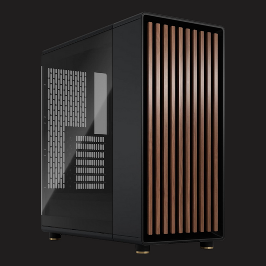 Fractal Design North Charcoal Black Tempered Glass Dark