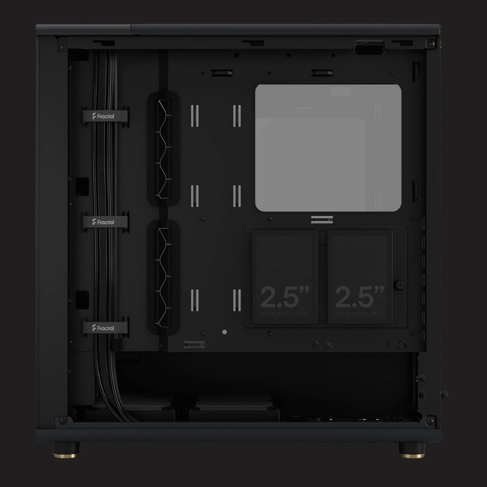 Fractal Design North Charcoal Black Tempered Glass Dark