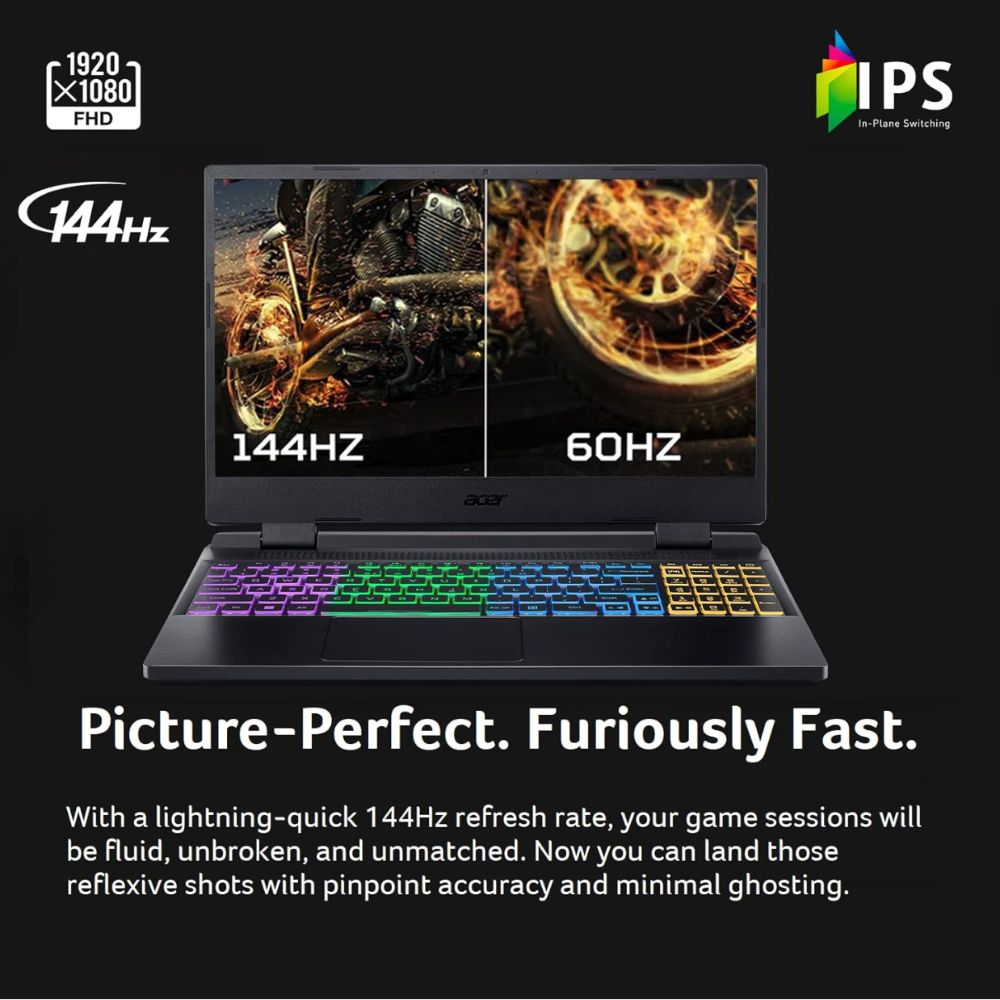 Acer Nitro 5 Gaming Laptop – Intel Core i7, GeForce RTX 4060 (AN515-58-781P)