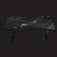 Arozzi Arena Ultrawide Curved Gaming Desk - Black Gold