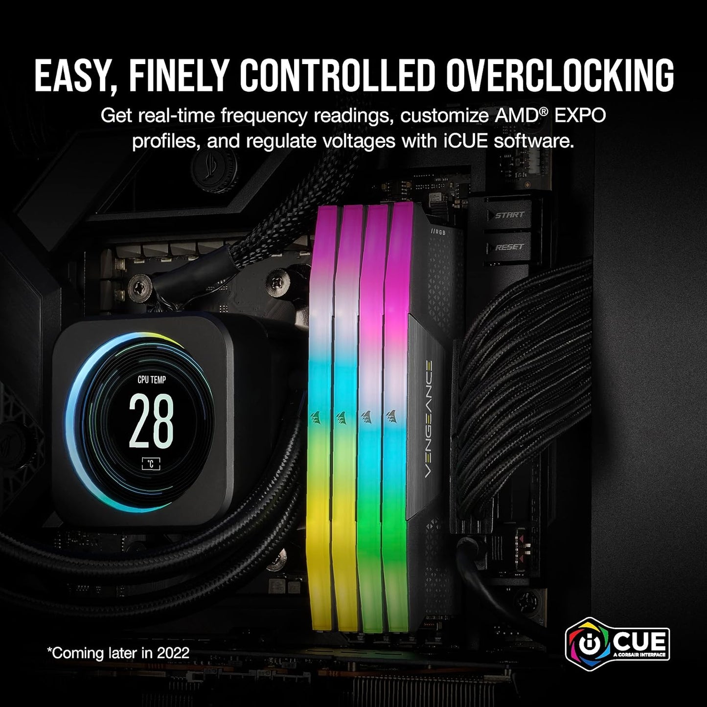CORSAIR VENGEANCE RGB DDR5 64GB (2x32GB) DDR5