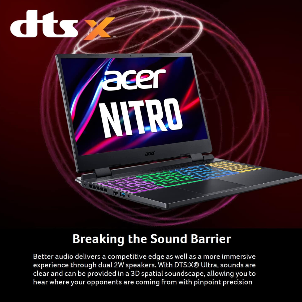 Acer Nitro 5 Gaming Laptop – Intel Core i7, GeForce RTX 4060 (AN515-58-781P)