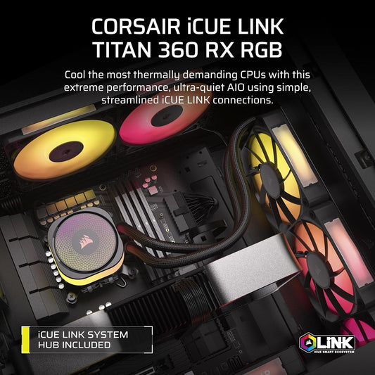 CORSAIR iCUE Link Titan 360 RX RGB Liquid CPU Cooler