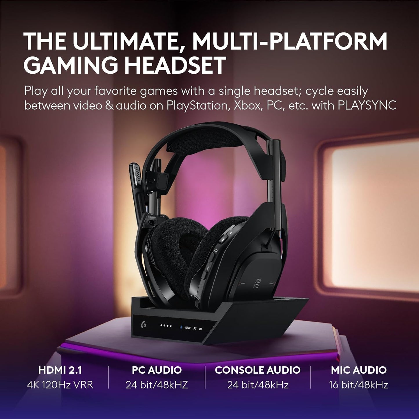Logitech G Astro A50 X Omni-Platform Wireless Video & Audio