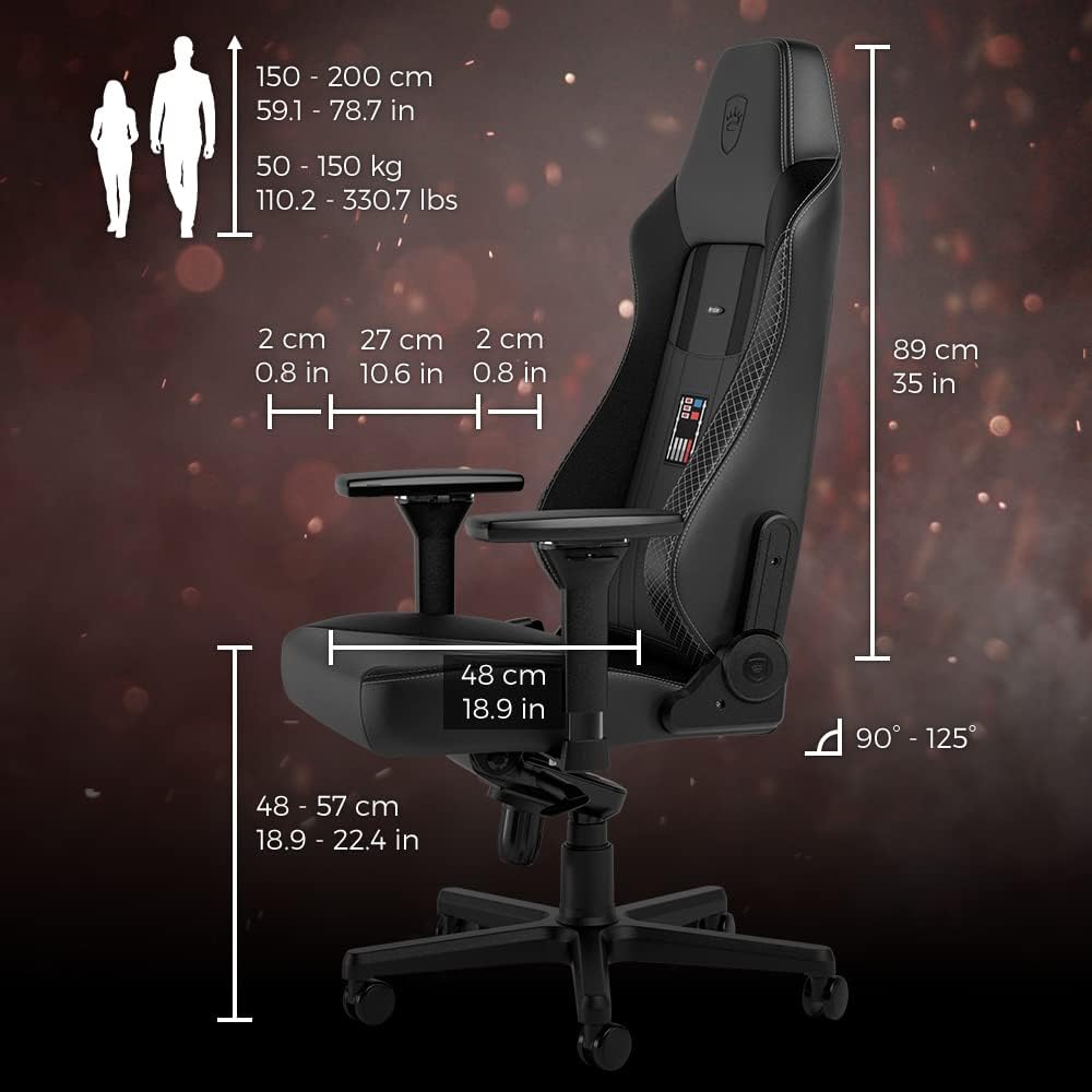 Noblechairs HERO Genuine Leather – Darth Vader Edition Limited