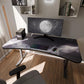 Arozzi Arena Ultrawide Curved Gaming Desk - Gunmetal Galaxy