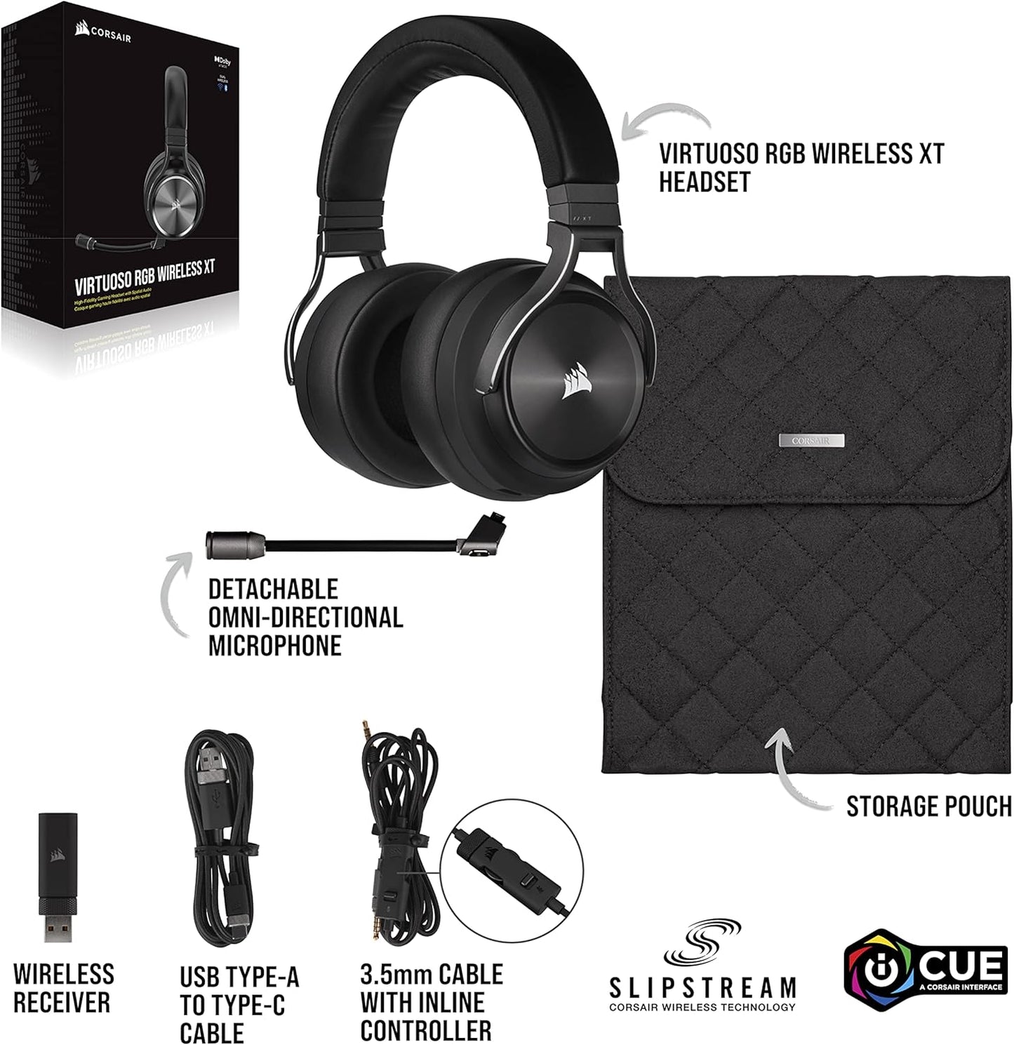 CORSAIR VIRTUOSO RGB WIRELESS XT Multiplatform